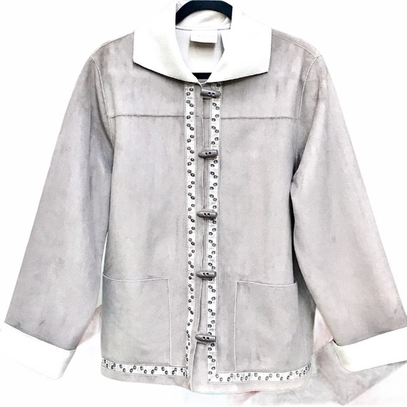 Alfred Dunner Jackets & Blazers - Faux Suede Jacket by Alfred Dunner